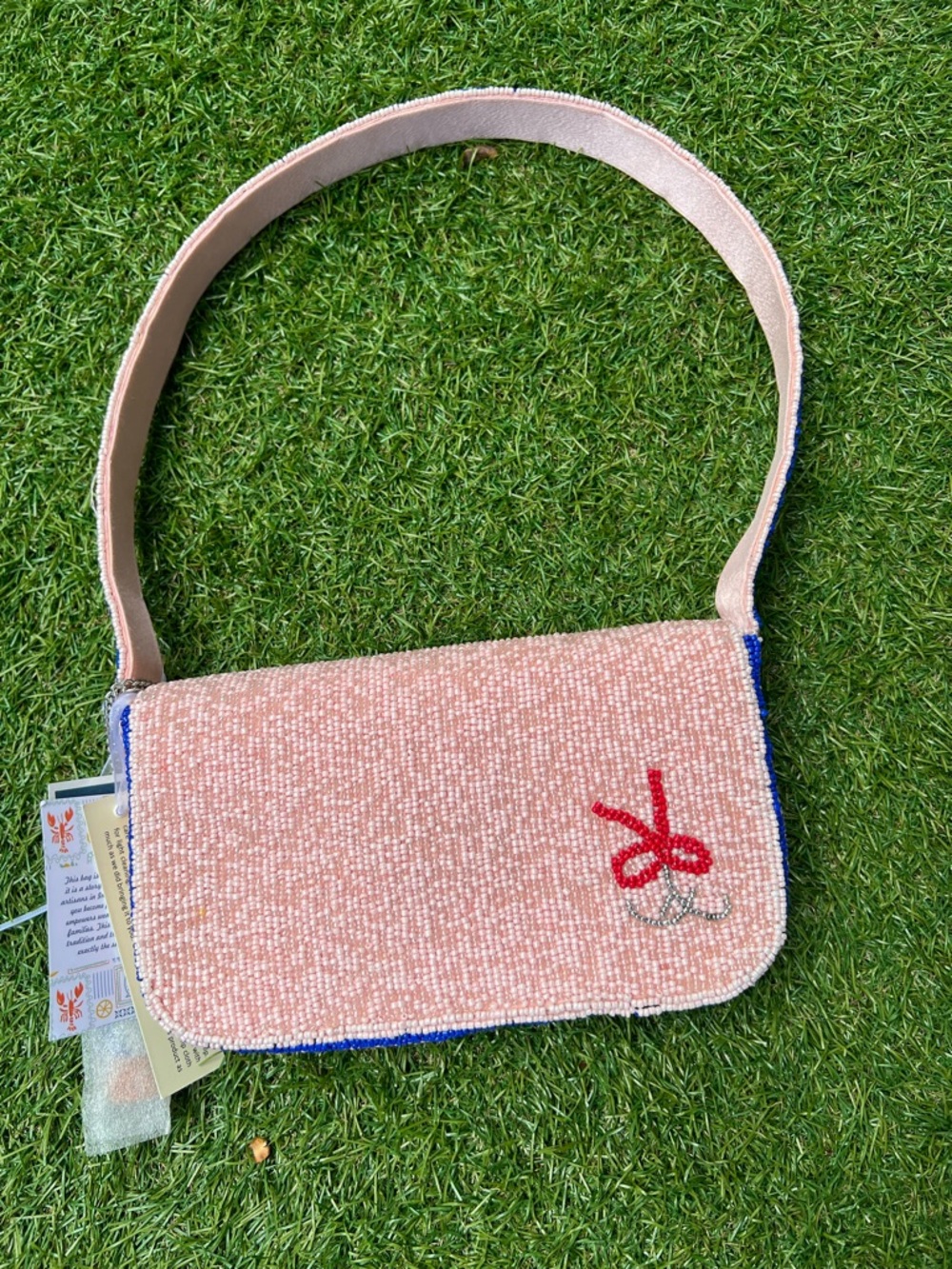 Pink Sardine Beaded Bag TikTok Viral - Picture 2 of 3